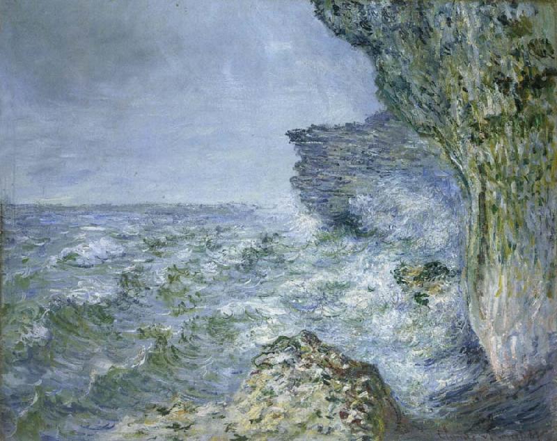 Claude Monet The Sea at Fecamp oil painting image